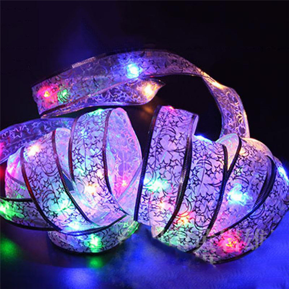 1 st 4m LED julbelysning – batteridriven LED-sidenljusslinga för hem, trädgård och festdekoration med 40 LED-lampor