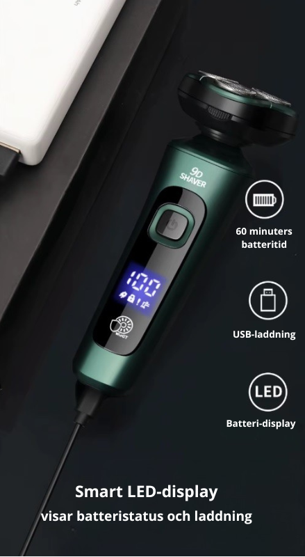 Elektrisk rakapparat – skäggtrimmer och multifunktionstrimmer