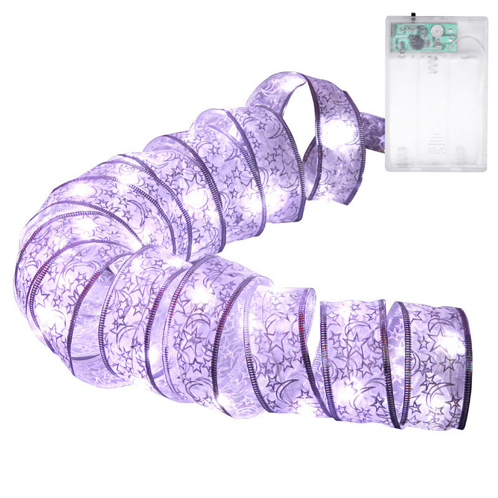 1 st 4m LED julbelysning – batteridriven LED-sidenljusslinga för hem, trädgård och festdekoration med 40 LED-lampor