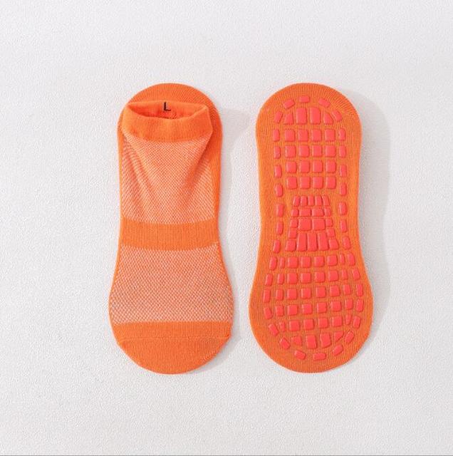 Barn sportstrumpor för hemmet, bomull, halkfria