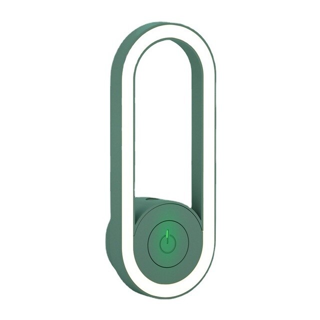 LED Cirkelformad Nattlampa – Smart Skymningssensor till Gryning – Energilampa för Ultraljud