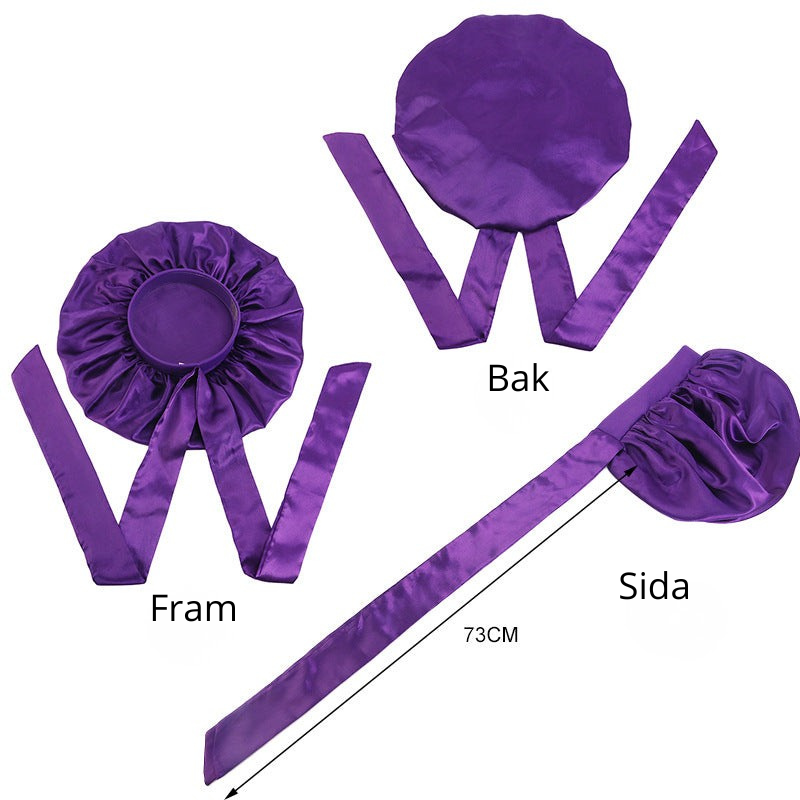 Populär Stor Satin Nattmössa – Rund och Mjuk