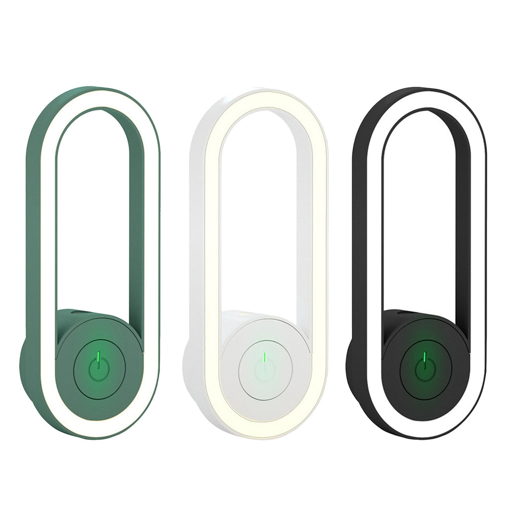 LED Cirkelformad Nattlampa – Smart Skymningssensor till Gryning – Energilampa för Ultraljud