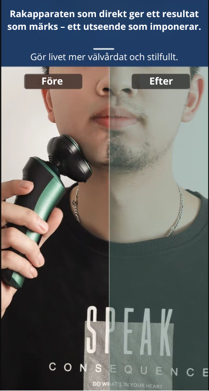 Elektrisk rakapparat – skäggtrimmer och multifunktionstrimmer