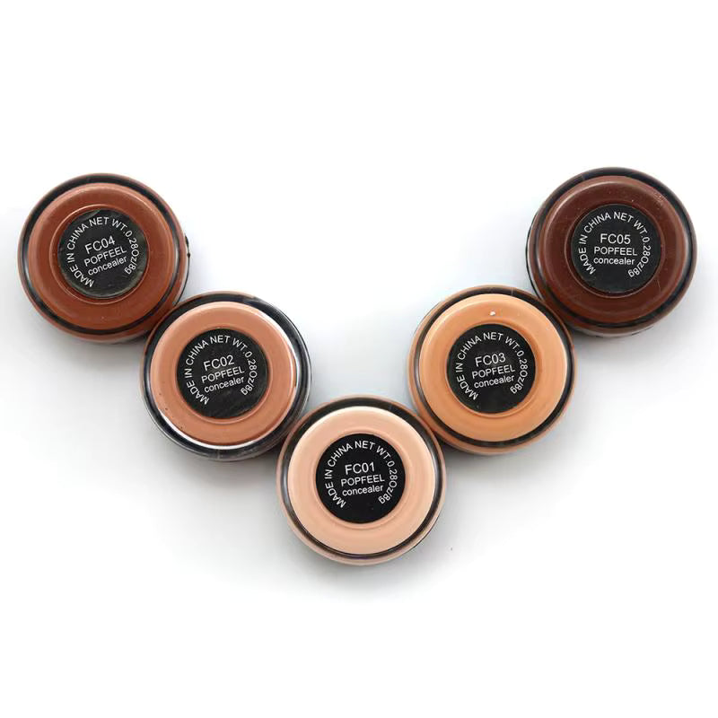 Naturlig Concealer – Minskar Rynkor och Mörka Ringar, Ansiktsolja-kontrollerande Foundation