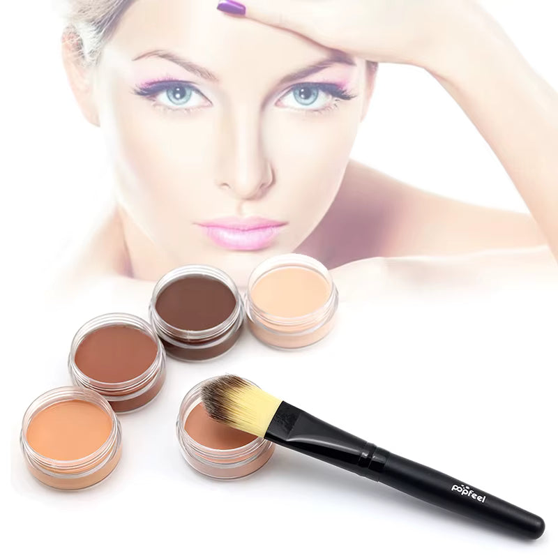 Naturlig Concealer – Minskar Rynkor och Mörka Ringar, Ansiktsolja-kontrollerande Foundation