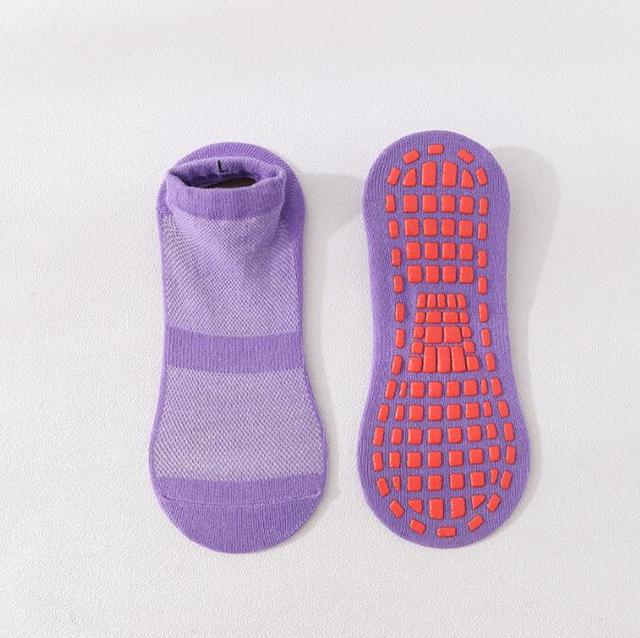 Barn sportstrumpor för hemmet, bomull, halkfria