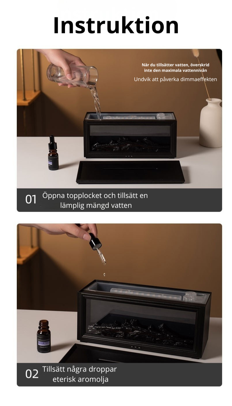 Mini- Eldstad, perfekt till mysiga Jul kvällar