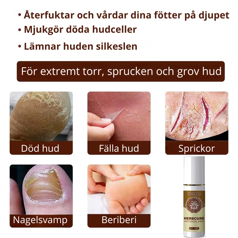 60 ml Svampspray för fötter, fotsteriliserande spray