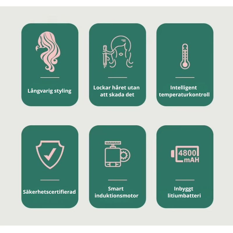 Hårborste och kam – Styling, hårfön, plattning, locktång och värmeverktyg för håret