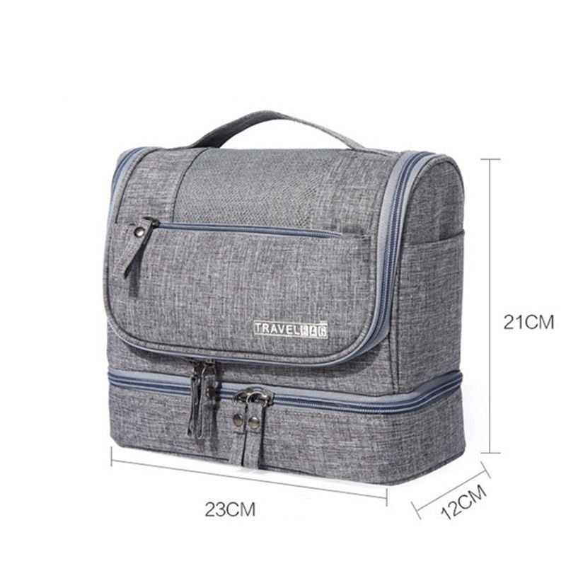 Vattentät hängande väska för män – Oxford reseorganisatör och kosmetikväska