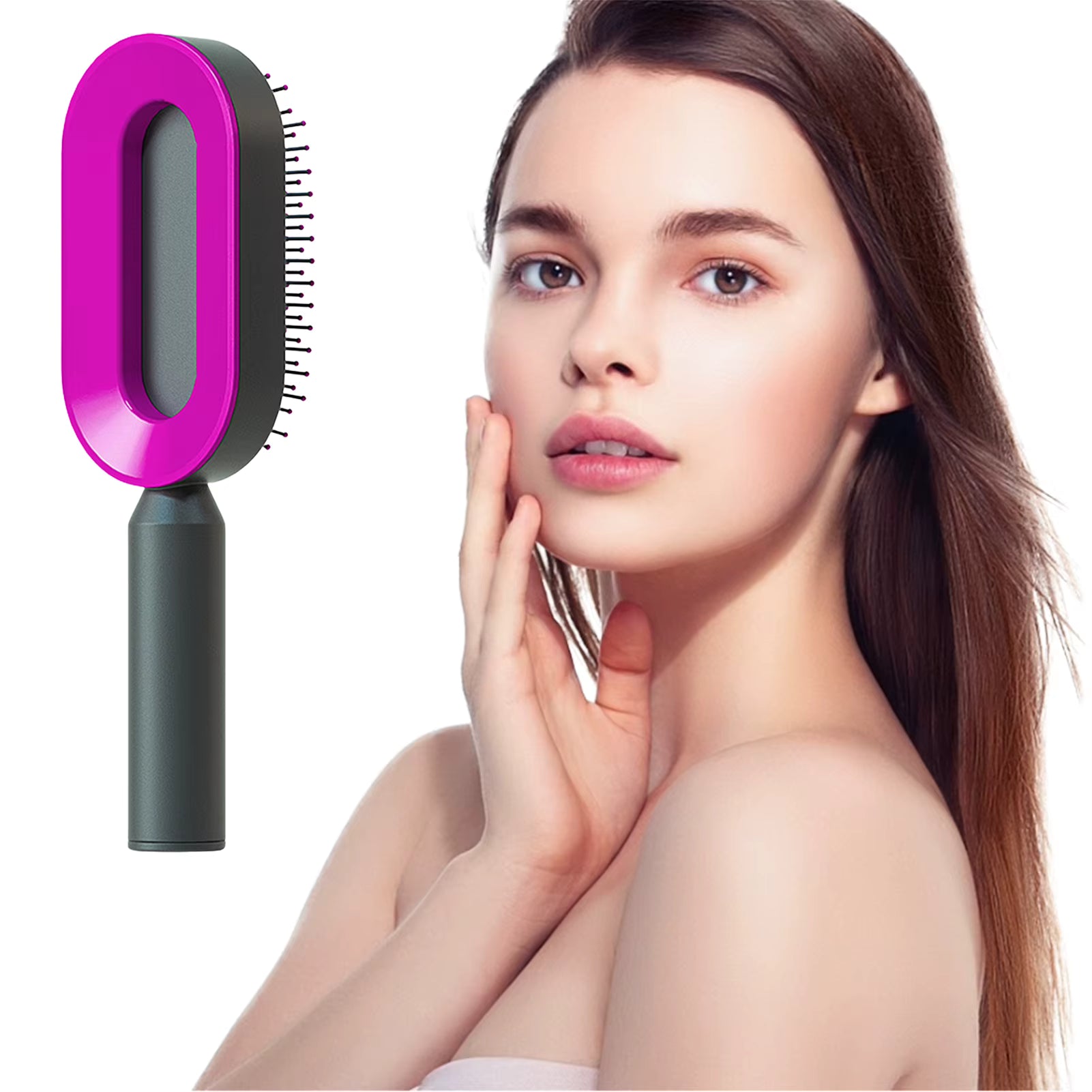 Paddelborste med luftkudde – Skonsam hårborste med massageeffekt