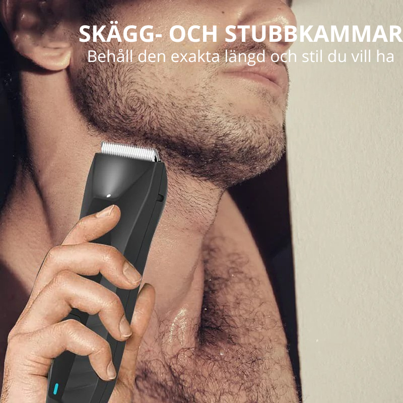 Elektrisk kroppstrimmer – Rakapparat för män, intimrakning och hårborttagning