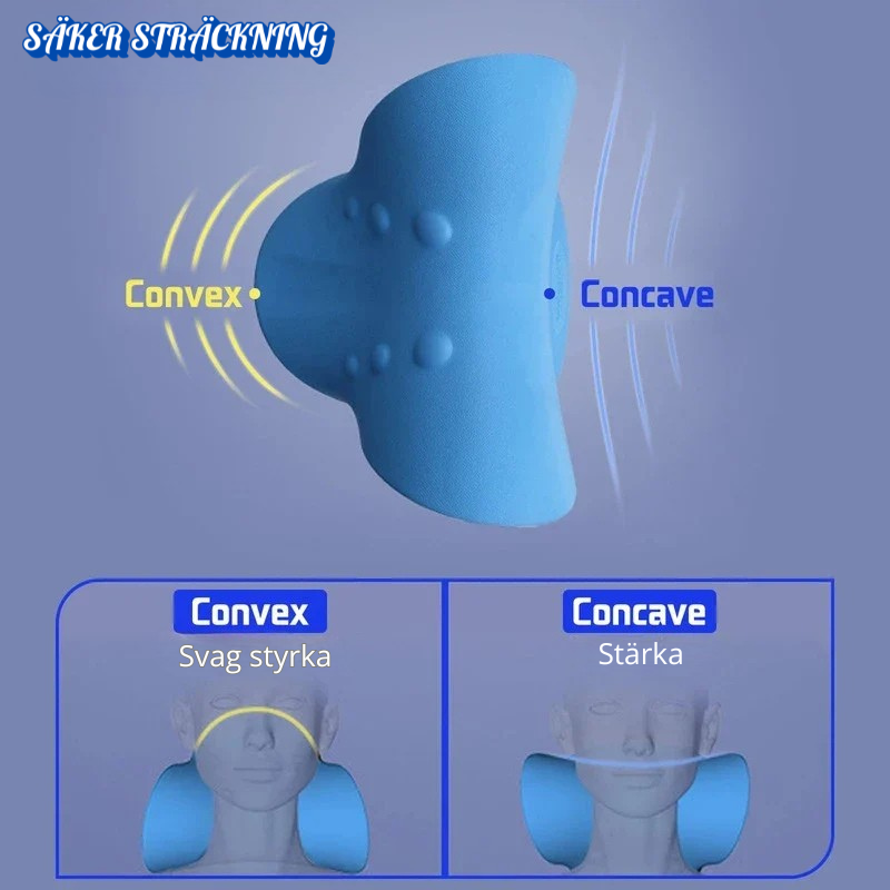 Nack- och Axelmuskulaturavslappnare – Cervikal Traktionsenhet för Smärtlindring och Avkoppling