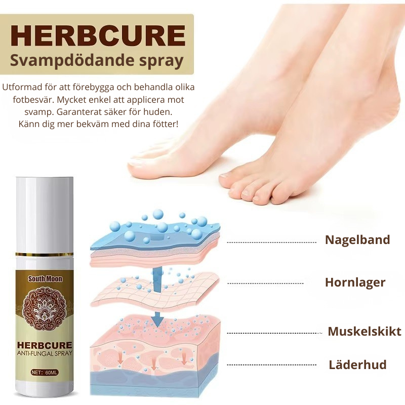 60 ml Svampspray för fötter, fotsteriliserande spray