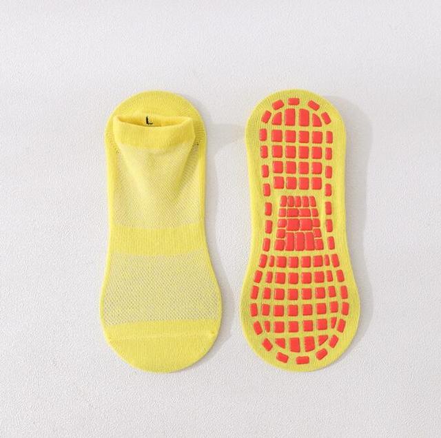 Barn sportstrumpor för hemmet, bomull, halkfria