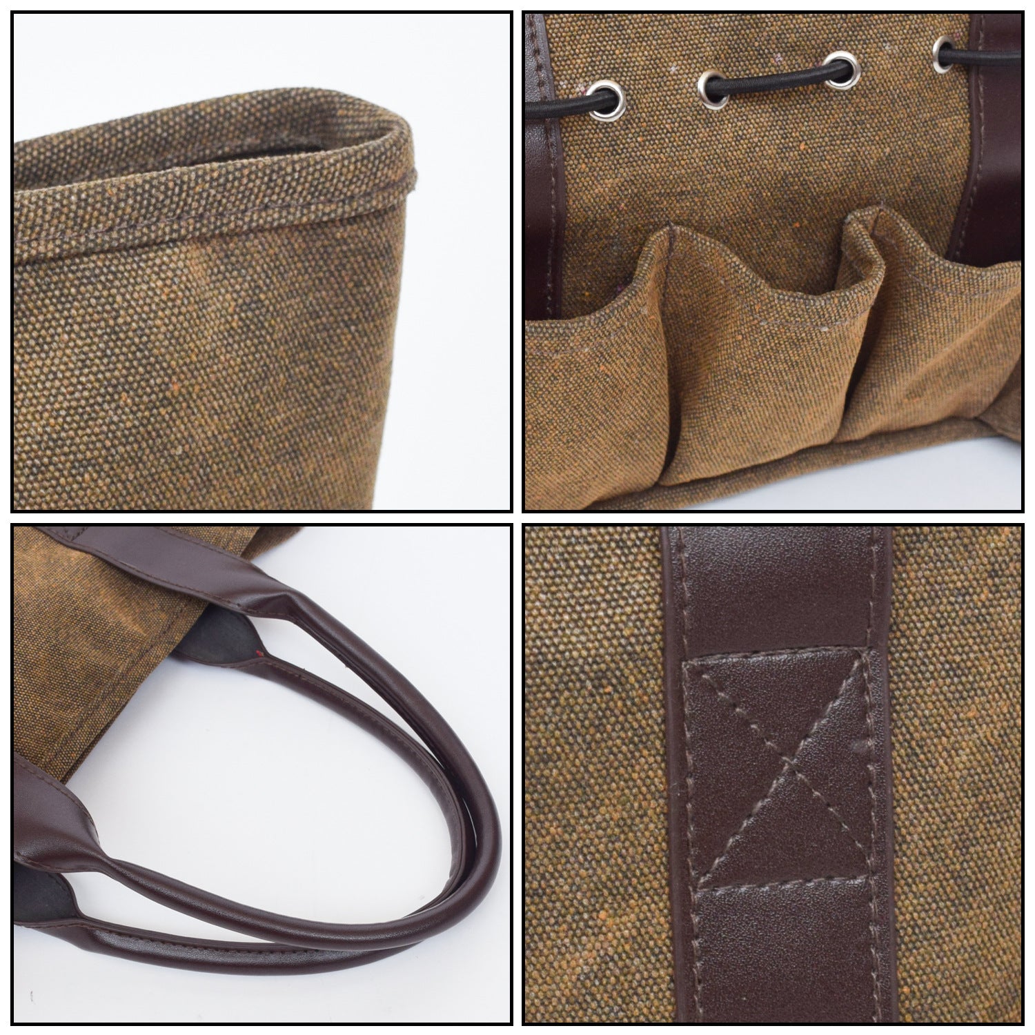 Trädgårdsverktygsväska med 8 fickor – organiseringsväska