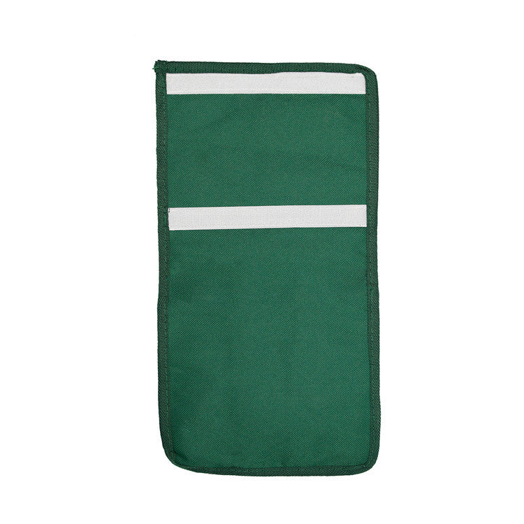 Fällbar trädgårdsbänk med knästöd och verktygsväska