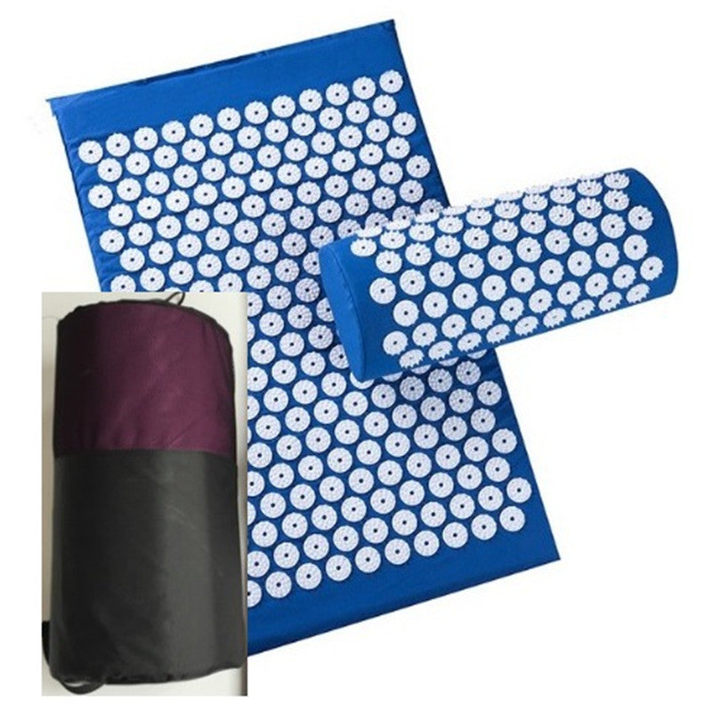 3 delar/set yogamassage-matta akupressurplatta för rygg, nacke, nål-akupunktur